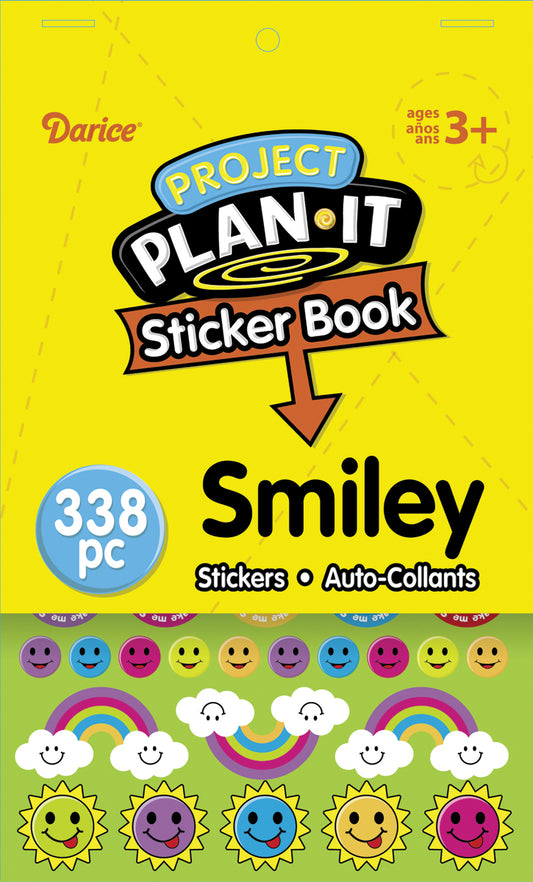 Project Plan It Sticker Book for Kids Smiley
